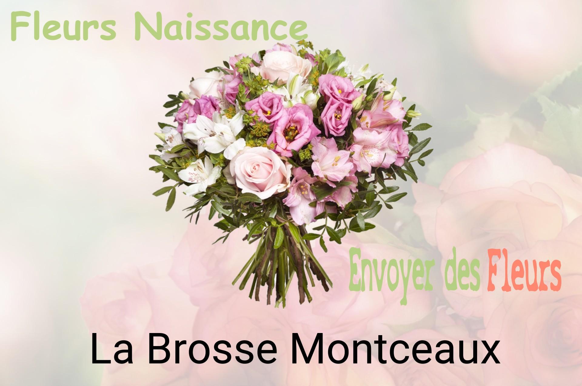 Bouquet de fleurs de naissance livré à La Brosse-Montceaux